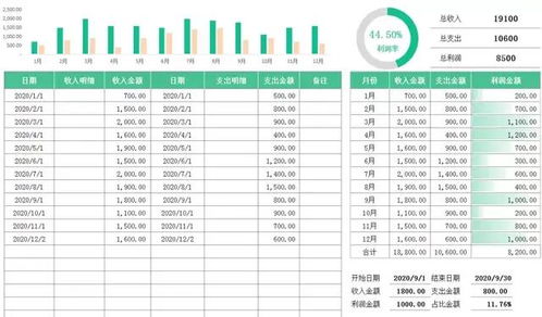 幼儿园收入支出明细表怎么做(公司收入支出明细表模板)