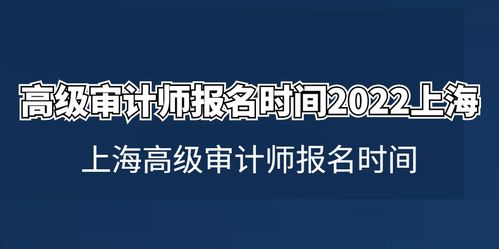 高级审计师报名时间2023上海 上海高级审计师报名时间 