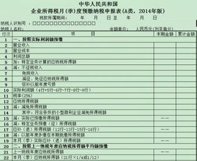 2023年企业季度所得税申报表怎么填怎么填报 