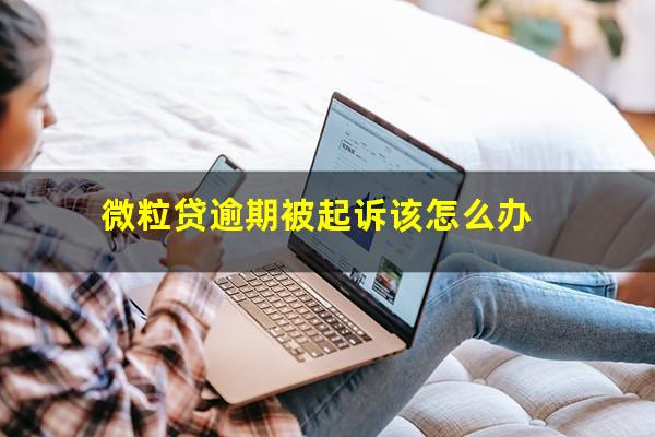 微粒贷逾期被起诉该怎么办?微粒贷逾期会起诉到法院吗