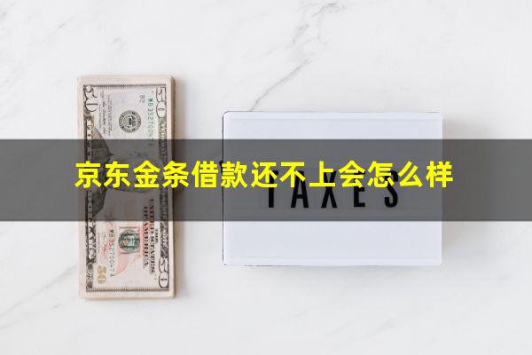 京东金条借款还不上会怎么样