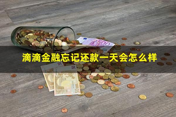 滴滴金融忘记还款一天会怎么样?滴滴金融忘记还款一天会怎么样吗