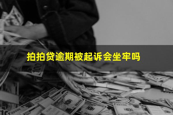 拍拍贷逾期被起诉会坐牢吗