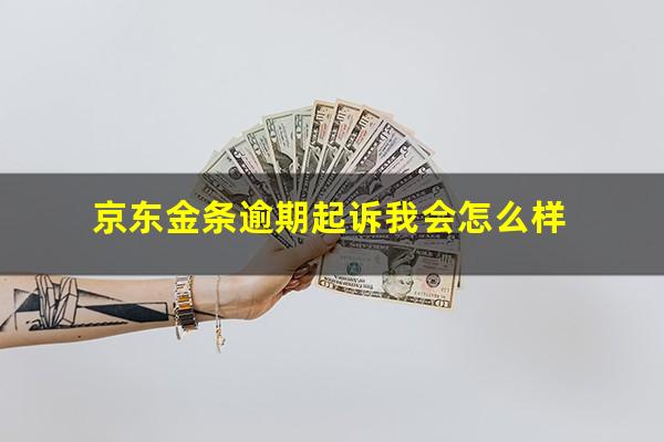 京东金条逾期起诉我会怎么样?京东金条逾期会被起诉吗?真还不上怎么办