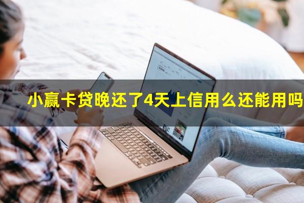 小赢卡贷晚还了4天上信用么还能用吗