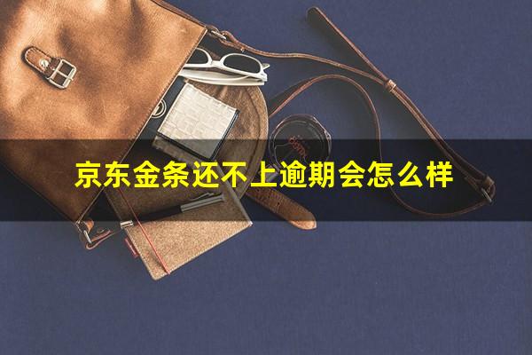 京东金条还不上逾期会怎么样?京东金条还不上怎么办会影响工作吗