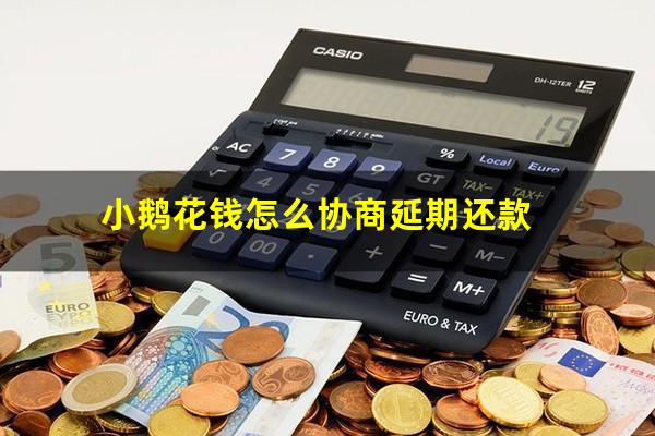 小鹅花钱怎么协商延期还款?小鹅花钱可以申请延长还款期数吗