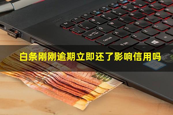 白条刚刚逾期立即还了影响信用吗?白条逾期还完了影响大吗