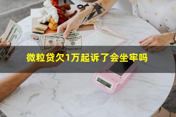 微粒贷欠1万起诉了会坐牢吗?微粒贷欠1万起诉了会坐牢吗知乎