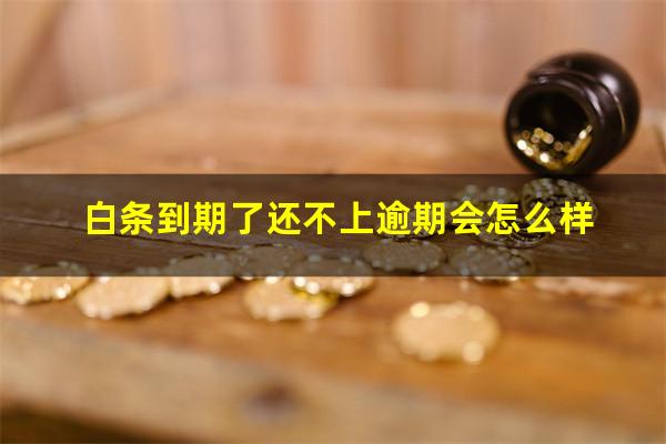 白条到期了还不上逾期会怎么样?白条到期了还不上逾期会怎么样吗