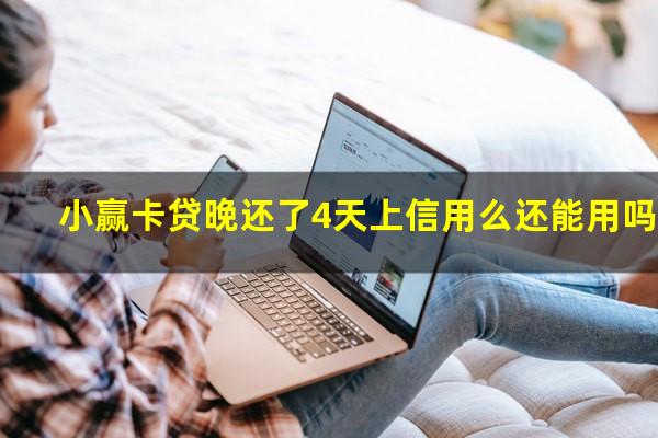 小赢卡贷晚还了4天上信用么还能用吗?小赢卡贷迟还二天有事吗