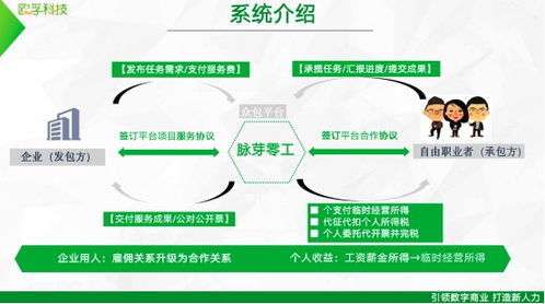 欧孚科技 脉芽灵工平台,解决企业灵活用工需求,提供财税智能优化方案