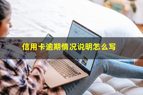 信用卡逾期情况说明怎么写?逾期还款的情况说明