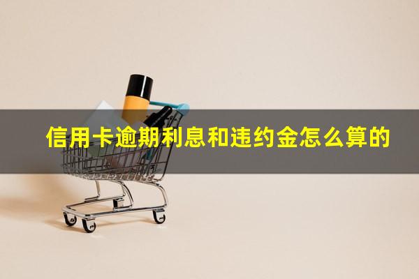 信用卡逾期利息和违约金怎么算的