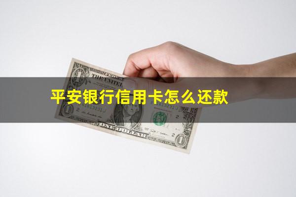 平安银行信用卡怎么还款?平安银行信用卡怎么还款流程