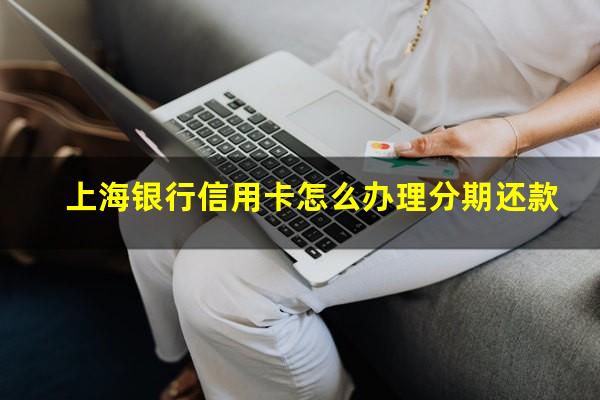 上海银行信用卡怎么办理分期还款