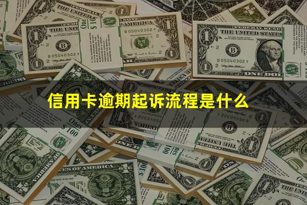 信用卡逾期起诉流程是什么?欠信用卡起诉多久立案