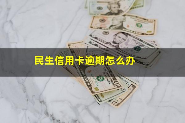 民生信用卡逾期怎么办