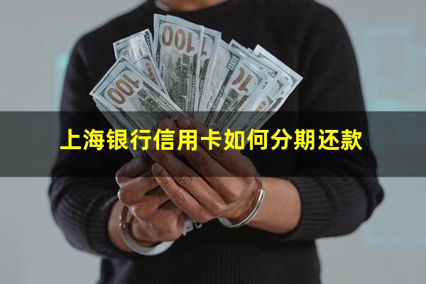 上海银行信用卡如何分期还款