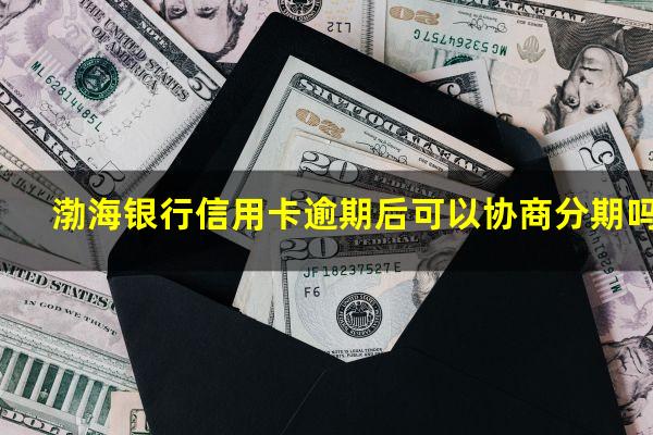 渤海银行信用卡逾期后可以协商分期吗