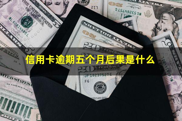 信用卡逾期五个月后果是什么