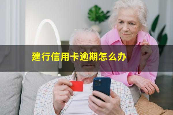 建行信用卡逾期怎么办